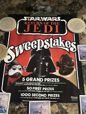 RARE STAR WARS STORE DISPLAY ADVERTISING POSTER * 1983 KENNER ACTION FIGURE * picture