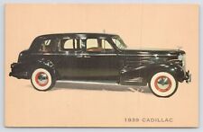 Transportation~Auto~Black 1939 Cadillac~Museum At Morrilton AR~Vintage Postcard picture