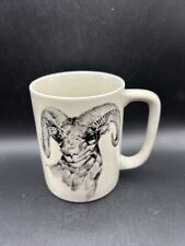 Vintage Otagiri Japan Asian Ibex Mountain Goat Bone Mug - 8 Fl.Oz. picture