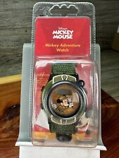 Kids Vintage Disney Mickey Mouse Safari Digital Quartz Watch And Compass picture