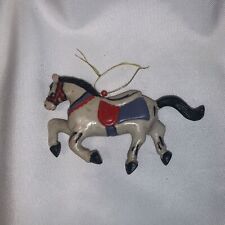 Vintage plastic horse ornament picture