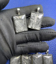 27mm Aletai iron meteorite pendant material thin slice 1pc meteorite Necklace picture
