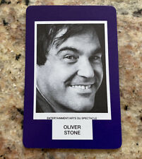 Oliver Stone 1993 Face To Face Print Flaw Trading Card Canada Games Scarface picture