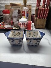 Temptations By Tara Old World Confetti Baking Containers- Set Of 2 10oz. 🥰 picture