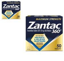 Zantac 360 Maximum Strength - 50 Tablets - Exp 7/25+ picture