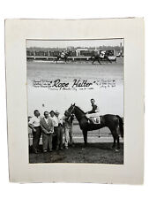 Rare Turfotos Horse Racing 1963 “Rope Halter”11”x14” Mounted Photograph B&W picture