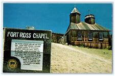 c1960's Chapel Cliff Exterior Building Church Fort Ross California CA Postcard picture