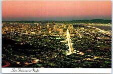 Postcard - San Francisco at Night, California, USA picture