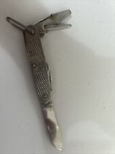 Vintage Imperial US Military 1967 Stainless Steel 4-Blade Folding Pocket Knife picture