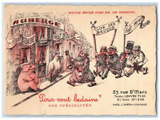 c1910 Fast Service for Stock Marketers Tour Vout Bedaine Paris France Postcard picture