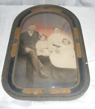 Vintage Frame Bubble Glass Young Family 1890's 5s picture