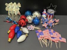 Mixed Vintage / Modern Patriotic Crafting Lot picture