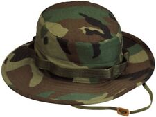 NEW 7.25 7 1/4 TO 7.5 7 1/2 LARGE USGI US WOODLAND CAMO BOONIE FISHING HAT CAP picture