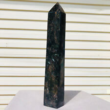 5.03lb  Natural Fireworks Stone Obelisk Quartz Tower Crystal Wand Point Healing picture