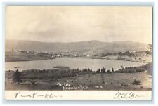 1906 Bird's Eye View Star Lake Mechaniesville Vermont VT RPPC Photo Postcard picture