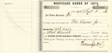 Hudson River Railroad Co. Transferred to M. Vassar Jr. - Bond Transfer - Autogra picture