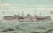 Vintage Postcard Grand Republic Boat Steamship Ocean Transport Vessel Steamer picture