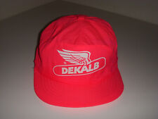 Vintage 80s 90s Dekalb Neon Pink Snapback Trucker Hat Cap Unbranded  picture