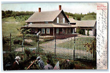 c1905 John Brown's House Adirondacks New York NY Vintage Posted Postcard picture