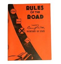 Vintage 1950 Illinois Rules of the Road Booklet Excellent Condition picture