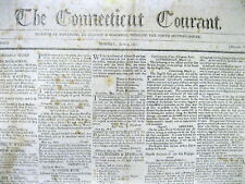 1801 newspaper NAVAL BATTLE of COPENHAGEN Denmark NAPOLEONIC WARS Admiral Nelson picture
