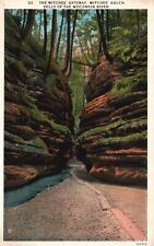 Postcard WI Dells Wisconsin River Witches Gateway & Gulch WB Vintage PC H6037 picture