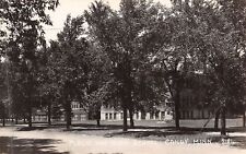 Canby Minnesota~Public & High Schools Thru Trees~1930s Real Photo Postcard~RPPC picture