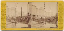 MARYLAND SV - Baltimore - Post Office & Street Scene - Wm Chase 1860s picture