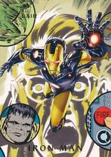 2015 Marvel Flair Fleer Retro Power Blast Card Iron Man #9 A2010 picture