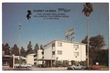 Hollywood, Los Angeles California c1960's Sunset La Brea Travelodge motel picture