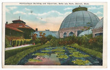 Detroit MI Postcard Michigan Belle Isle Park Horticulture & Aquarium picture