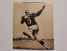 Paul Hornung Green Bay Packers 1960 Football YB Player Panel picture