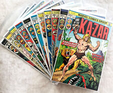 Ka-Zar #1 #2 #5 #6 #8 #10 #11 #12 #13 #14 #18 Eleven Issue Discount Run picture