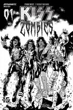 Kiss Zombies #1 1:30 Buchemi B&W Variant Dynamite Comics  FN FINE picture