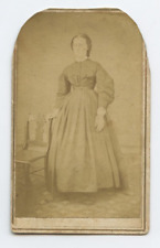 Antique CDV C.1870s Full Body Portrait by S.L. Goode & Co. in Findlay Ohio picture