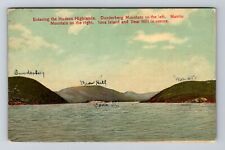 Hudson Highlands NY-New York, Entering The Hudson Highlands Vintage Postcard picture