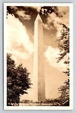 c1946 RPPC Washington Monument at Washington D. C. Classic Cars VINTAGE Postcard picture