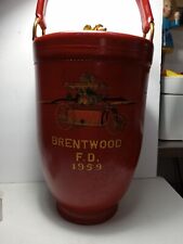 SUPER RARE VINTAGE CAIRNS AND BROTHERS FIRE BUCKET RETIREMENTGIFT 1959 picture