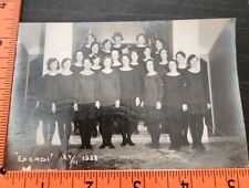 ID'D 1928 Female Girls Church Chior  RPPC RARE HTF UNIQUE Postcard  picture