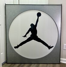 Huge 51” Vintage Nike Michael Jordan Double Sided Jumpman Store Display Sign picture