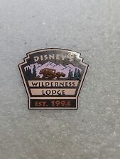 WDW 2001 Disney's Wilderness Lodge with 3D Bears Pin Est 1994 picture