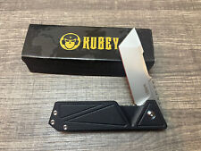 Kubey Avenger Liner Lock Folding Knife, Black G-10 Handles KU104A picture