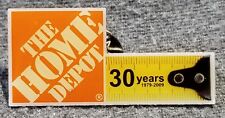 LMH PINBACK Pin  2009 HOME DEPOT 30 Year Anniversary Employee Tape Measure picture