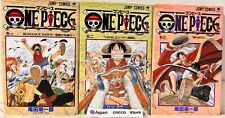 only 3 First Print Edition ONE PIECE 『EAST BLUE』 Vol.1-3 set EIICHIRO ODA Manga picture