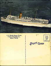 SS Florida Nassau Cruise P and O Steamship Co Miami FL unused picture