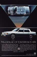 1985 Cadillac Sedan Deville PRINT AD Cadillac Of Tomorrow VINTAGE Auto Promo picture
