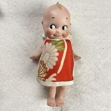 Kewpie Doll Antique Large 8” Rose O’Neill Doll Jointed Arms Angel Wings & Dress picture