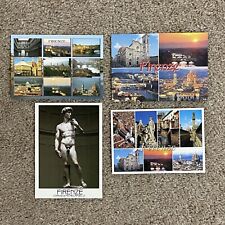 Lot of 4 Firenze Postcards Florence Italy picture