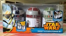 Star Wars Droid Kitchen Storage Set 3 canisters  (New in box) picture