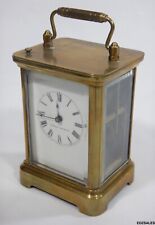 Vintage Waterbury Repeater Time-Strike Brass Glass Carriage Clock picture